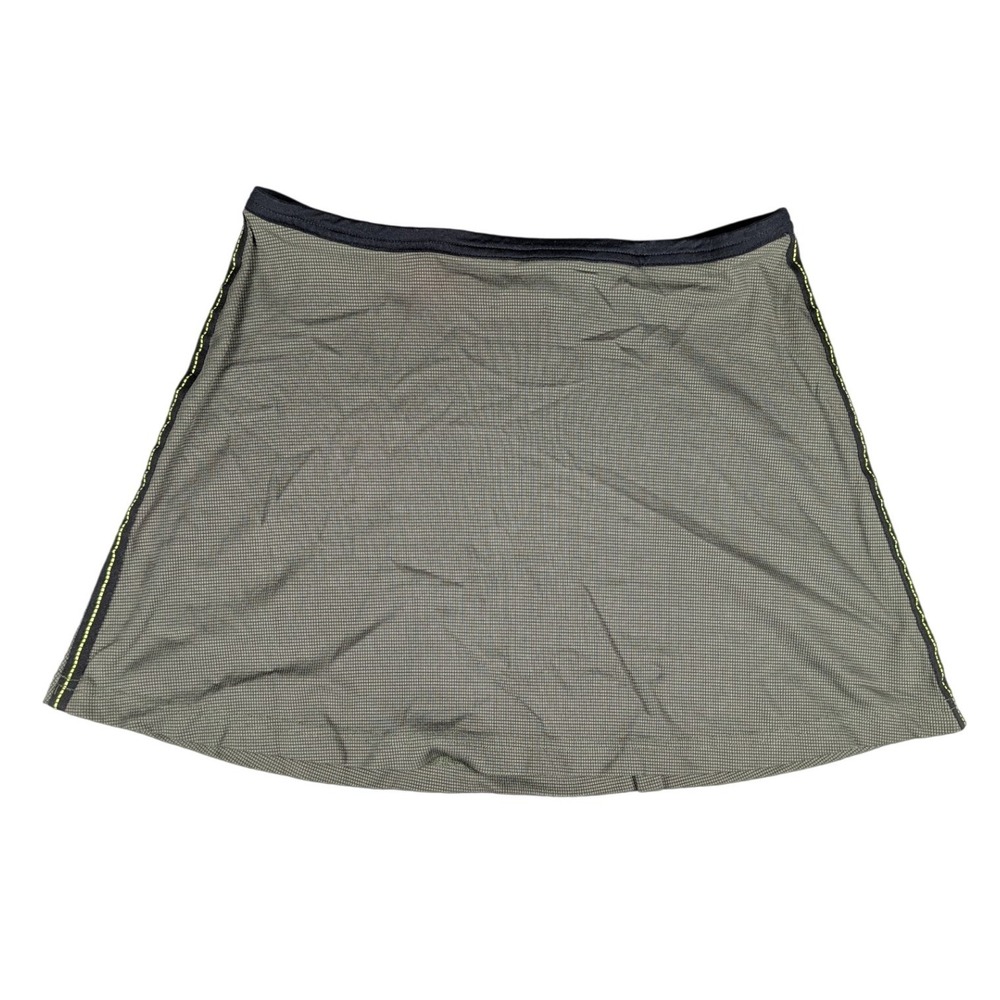 Tail Tech Womens Olive Green Micro Grid Athletic Golf Tennis Skort 6361